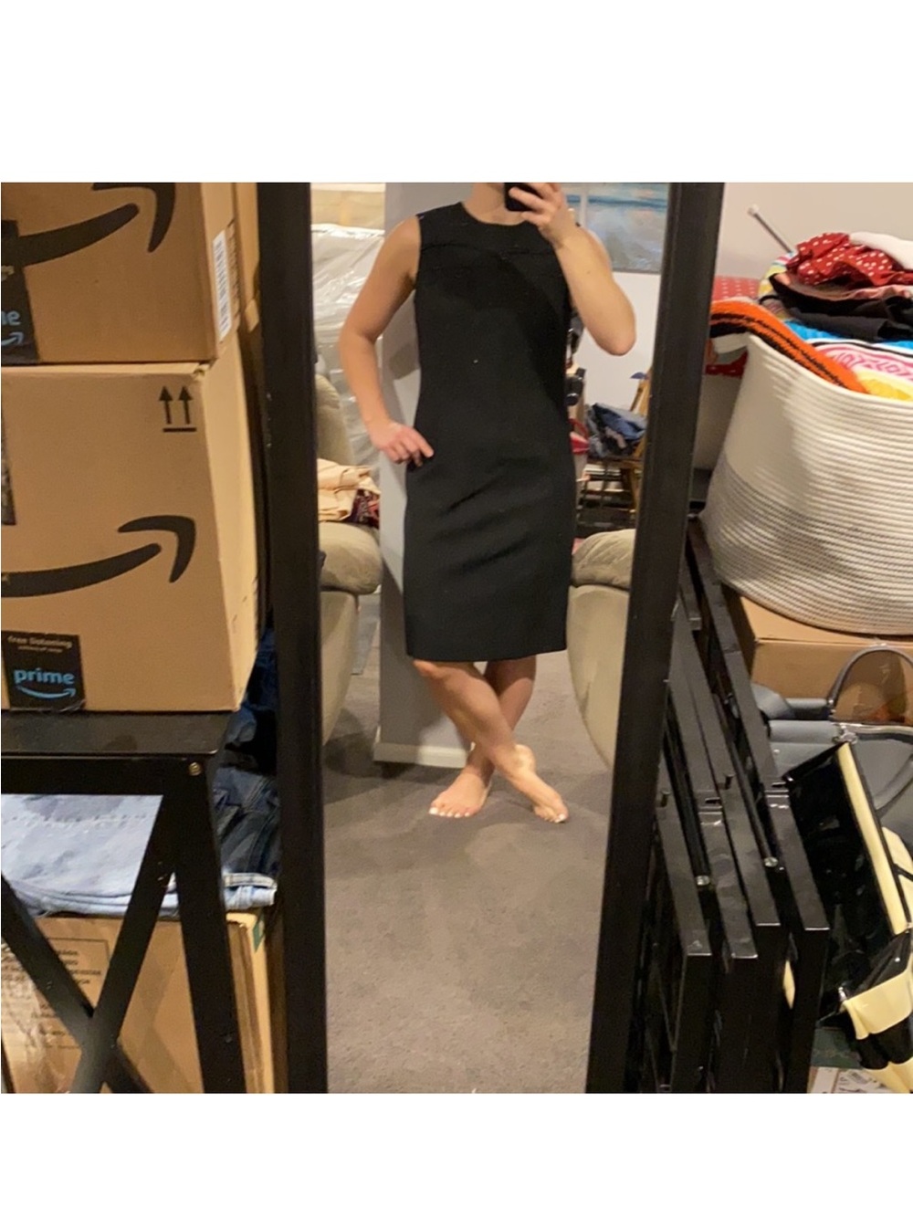 Tory Burch Black Dress - size 4 Classic Sleeveless Work Dress